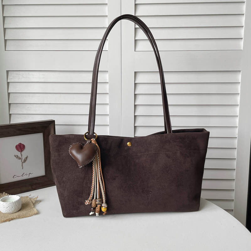 Suede Shoulder Tote Bag Stornfield
