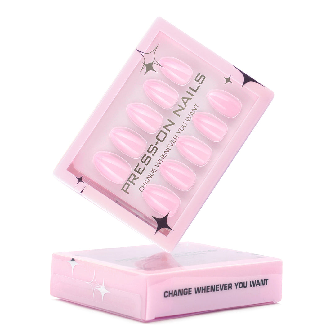 Artificial press-on nails with interchangeable designs Stornfield