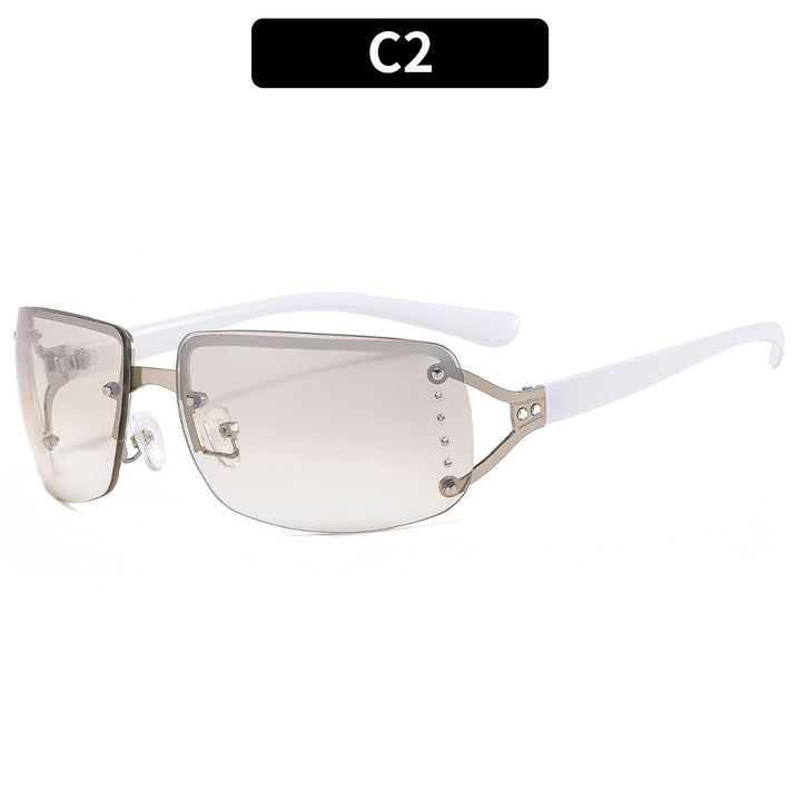 Futuristic Statement Shield Sunglasses