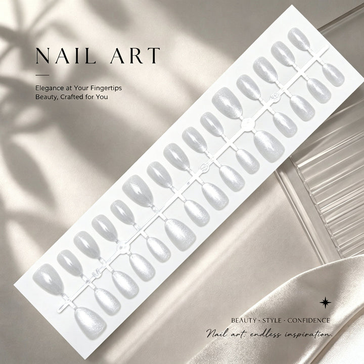 Glittery Press-On Nail Art Set