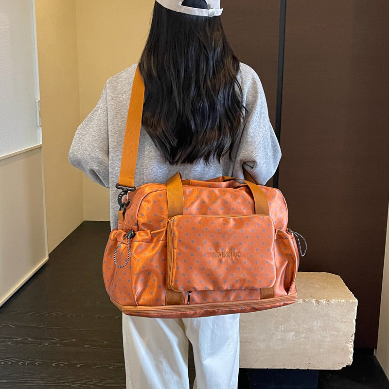 Stylish Polka Dot Tote Bag