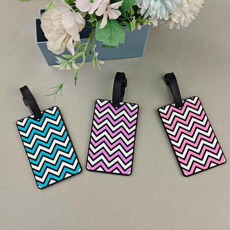 Unisex Chevron Pattern Travel Luggage Tag Stornfield