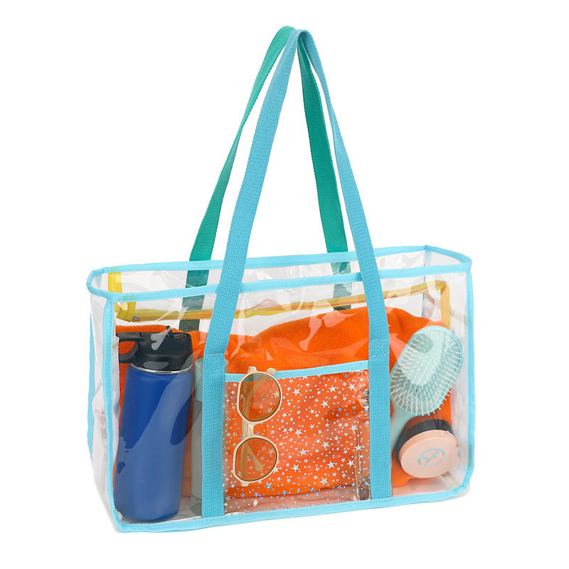 Transparent beach bag with multiple compartments Stornfield