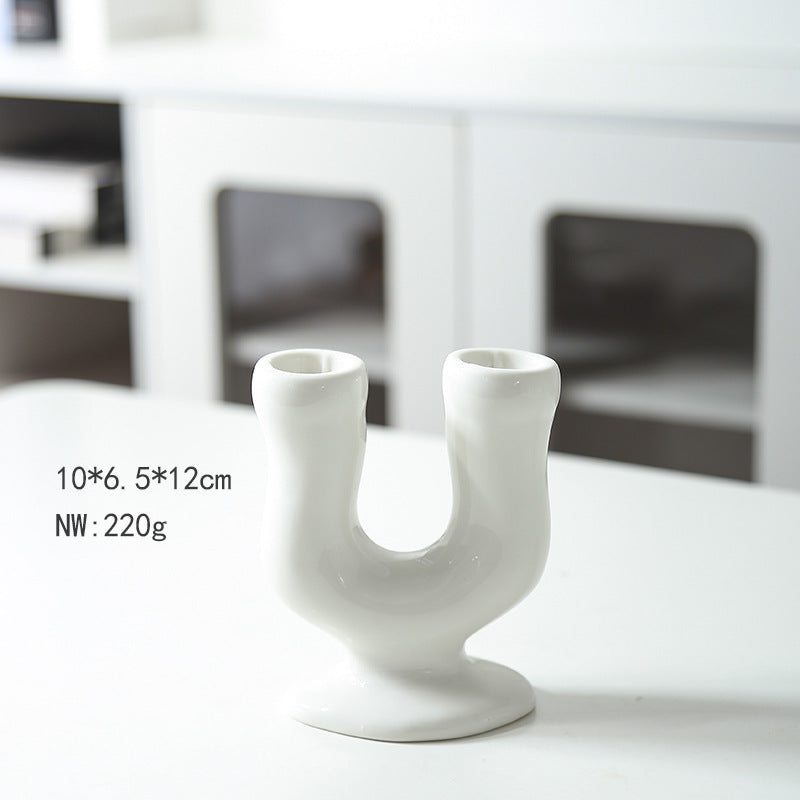 Artistic Double Chamber Candle Holder Stornfeild