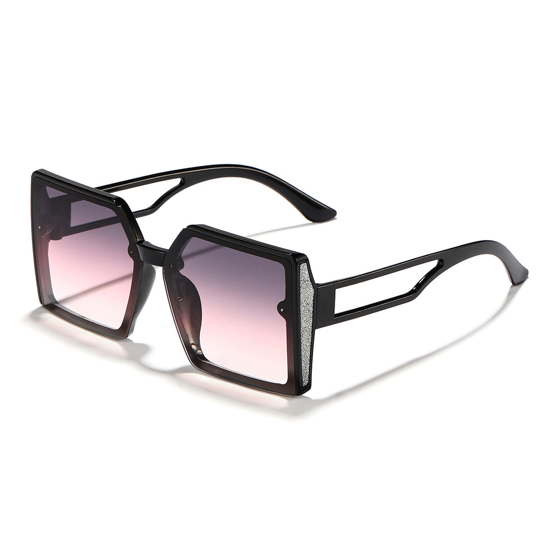 Women's sunglasses with unique square frame and sparkling accent Stornfield