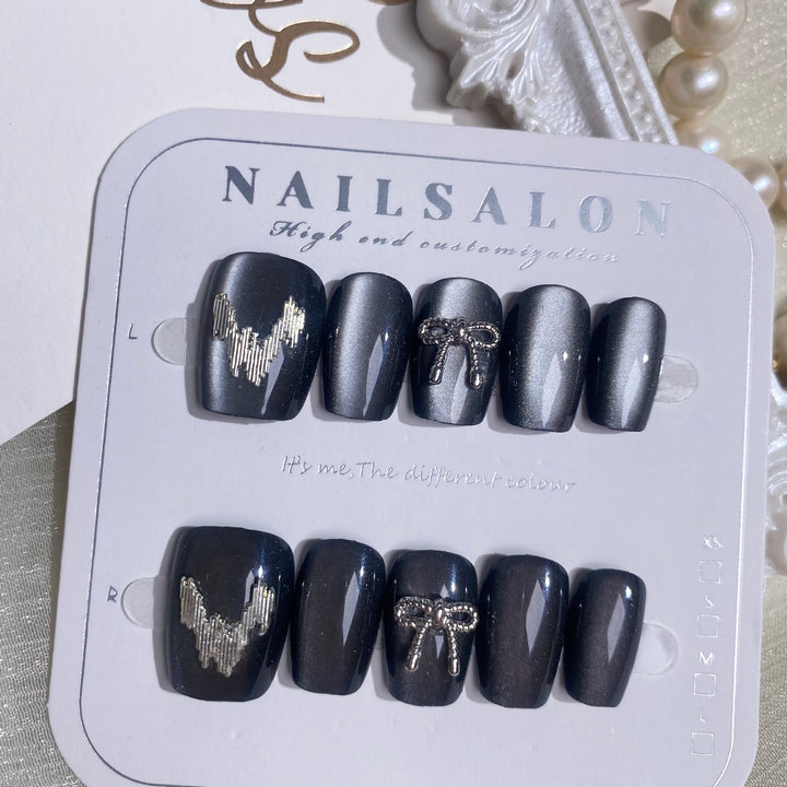 Elegant Nail Art Press-On Set 1790745480