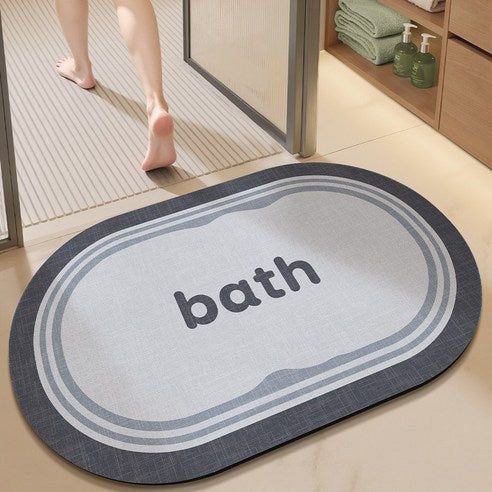 Cute Bunny-Themed Bath Mat