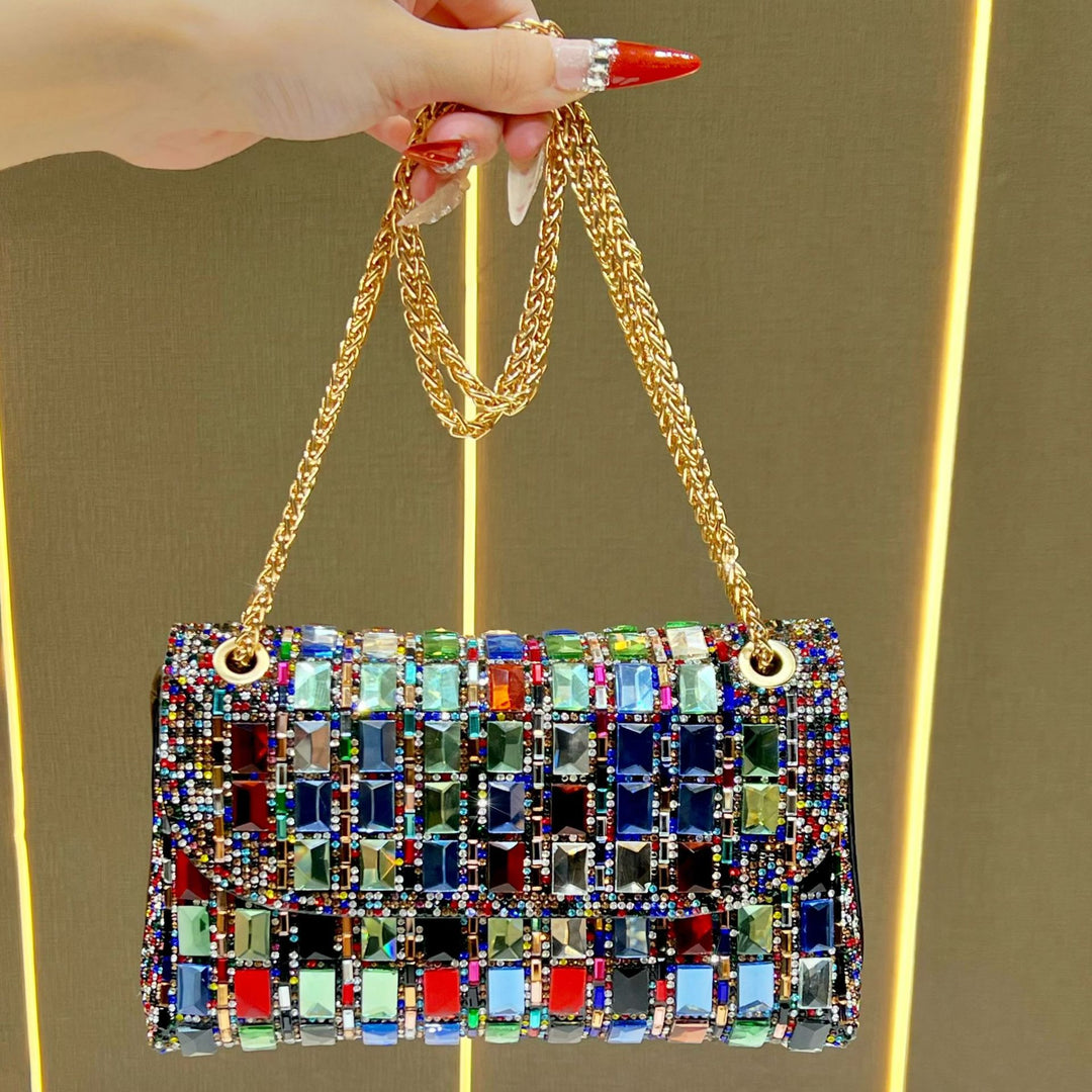 Glamorous Chain-Linked Evening Clutch