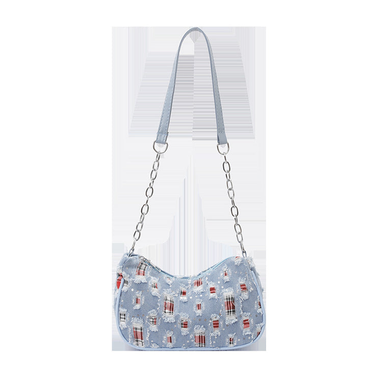 Starry Patterned Shoulder Bag
