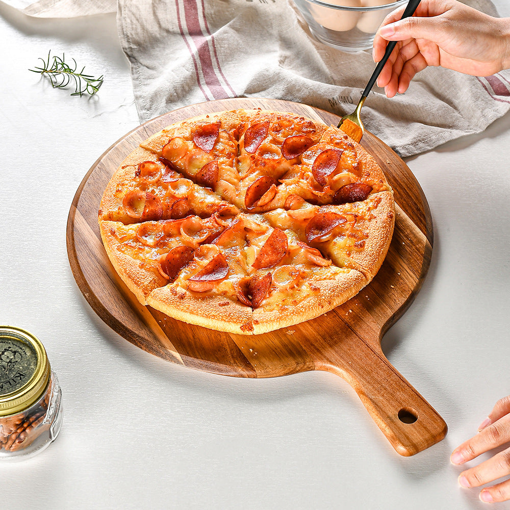 Round wooden serving platter Stornfield
