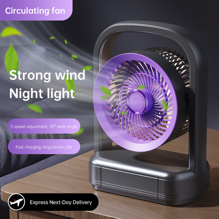 Unisex Portable Rechargeable Desk Fan Stornfield