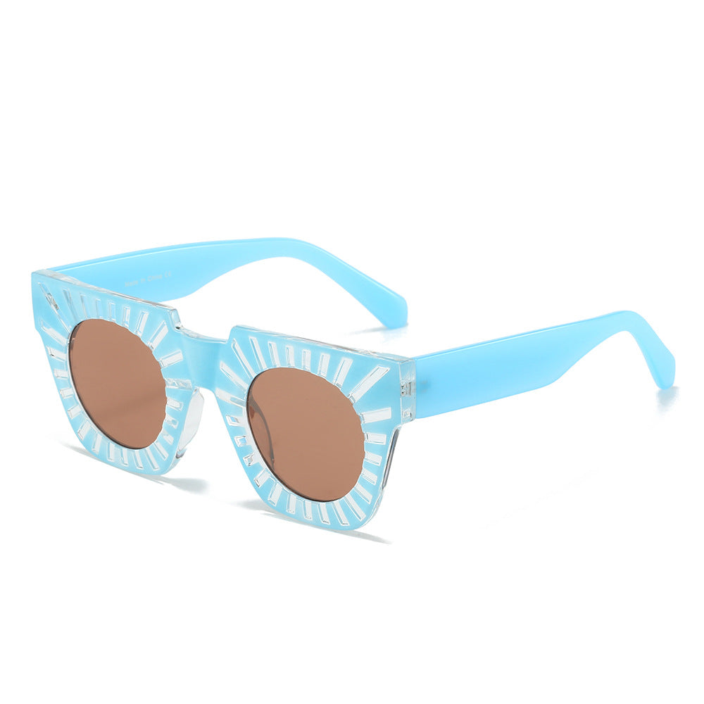 Ladies Fashion Sunglasses with Creative Geometric Frame Stornfield
