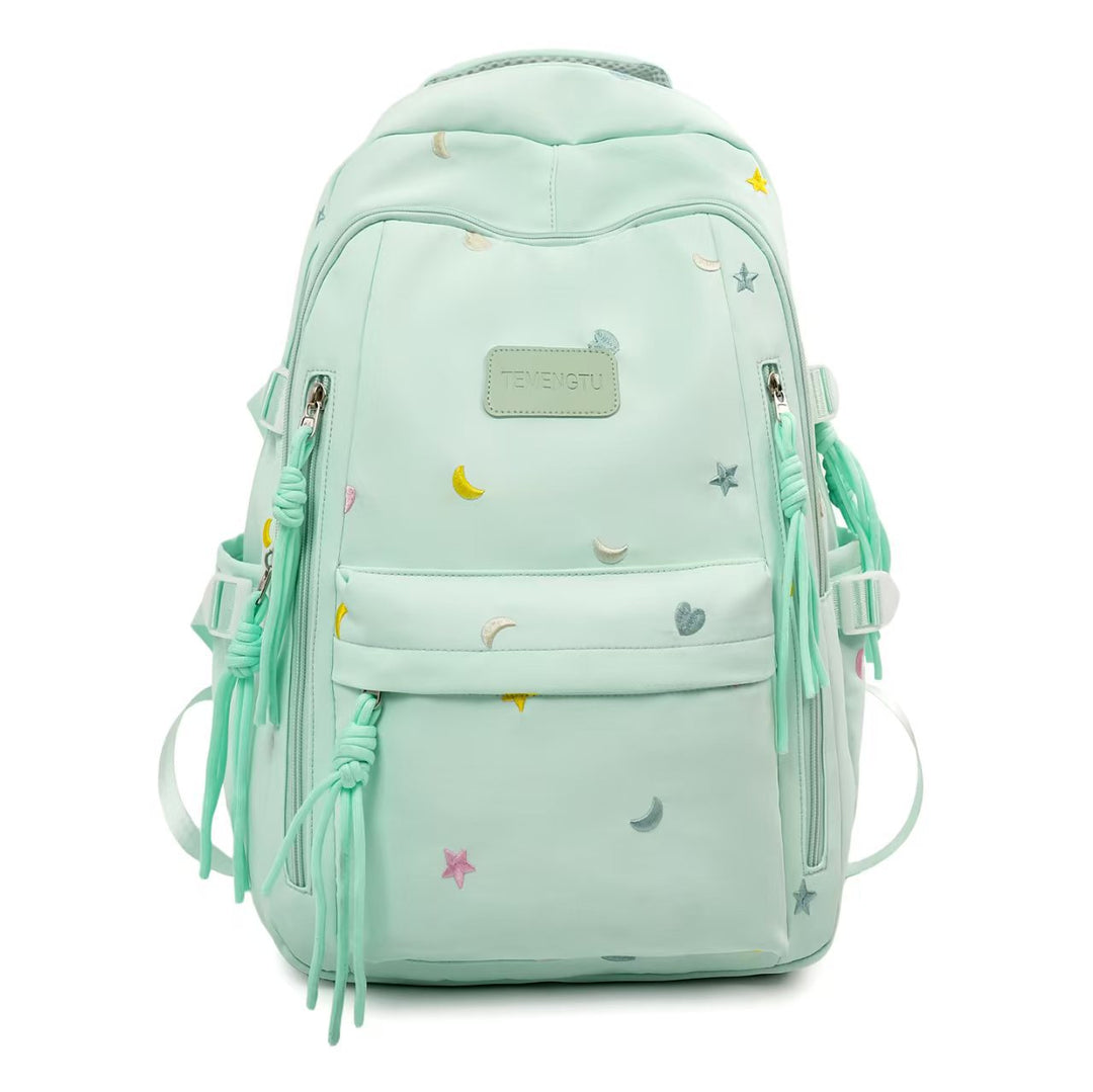 Multi-Pocket Embroidered Backpack Stornfield