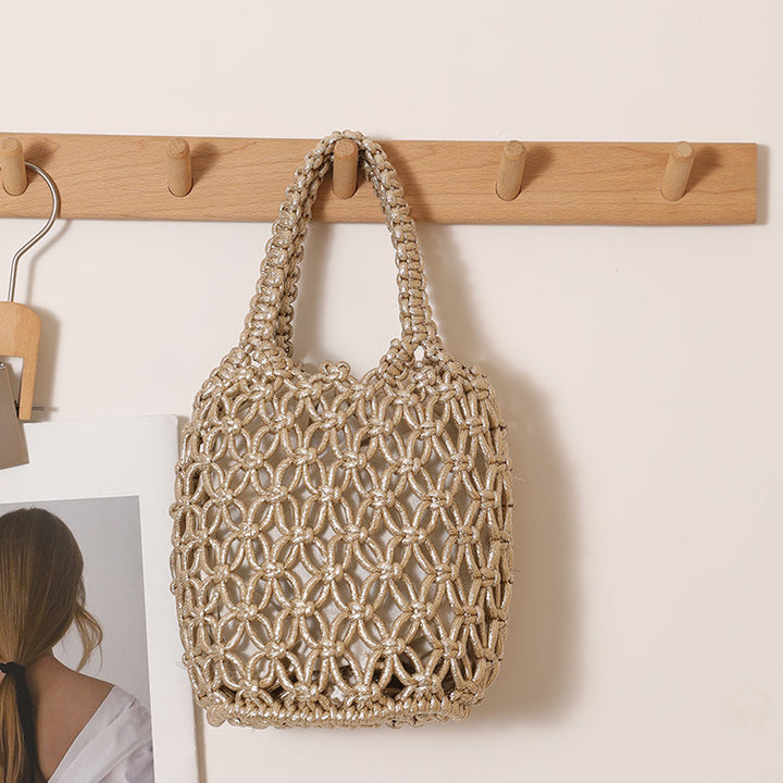 Trendy Shopper Bag with Unique Mesh Design Stornfield