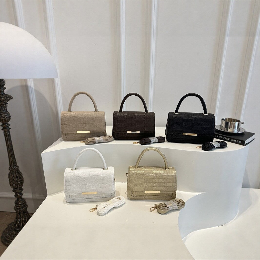 Elegant Textured Handheld Bag