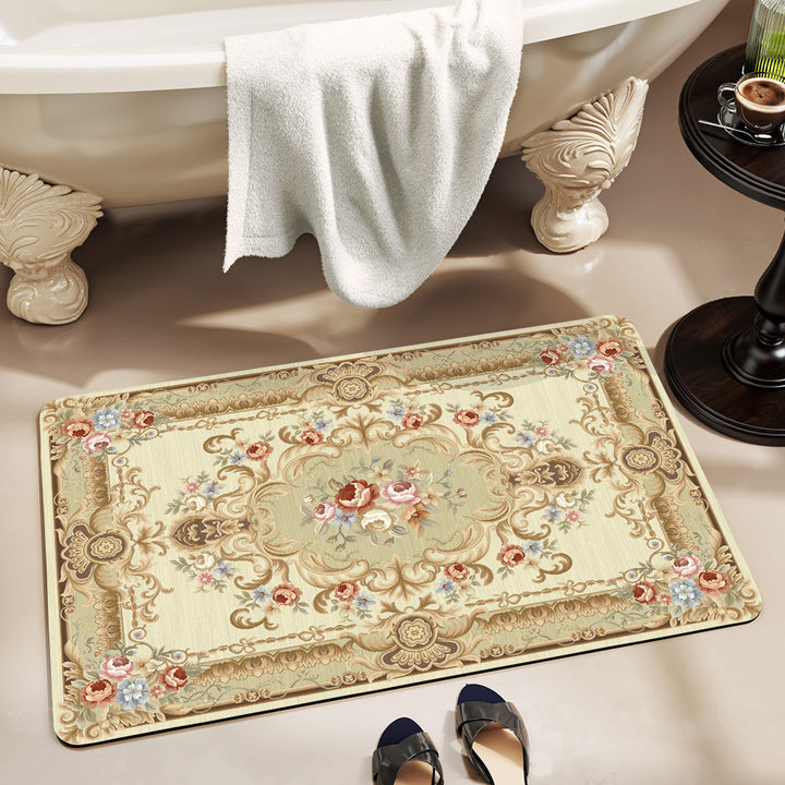 Ornate Decorative Bath Mat Stornfield