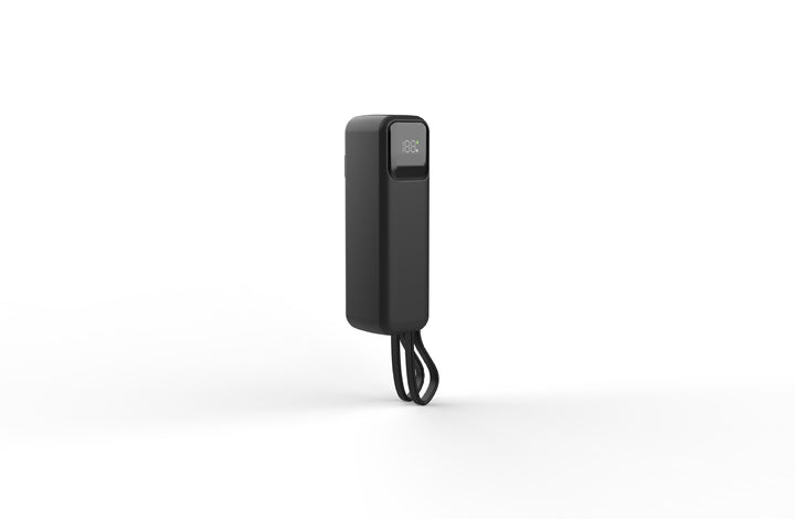 Portable power bank with integrated wireless charging function and LCD display Stornfield