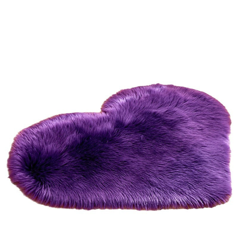 Plush Heart-Shaped Area Rug Stornfield