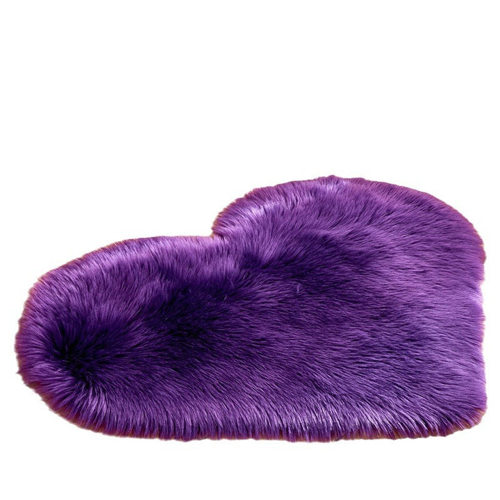 Plush Heart-Shaped Area Rug Stornfield
