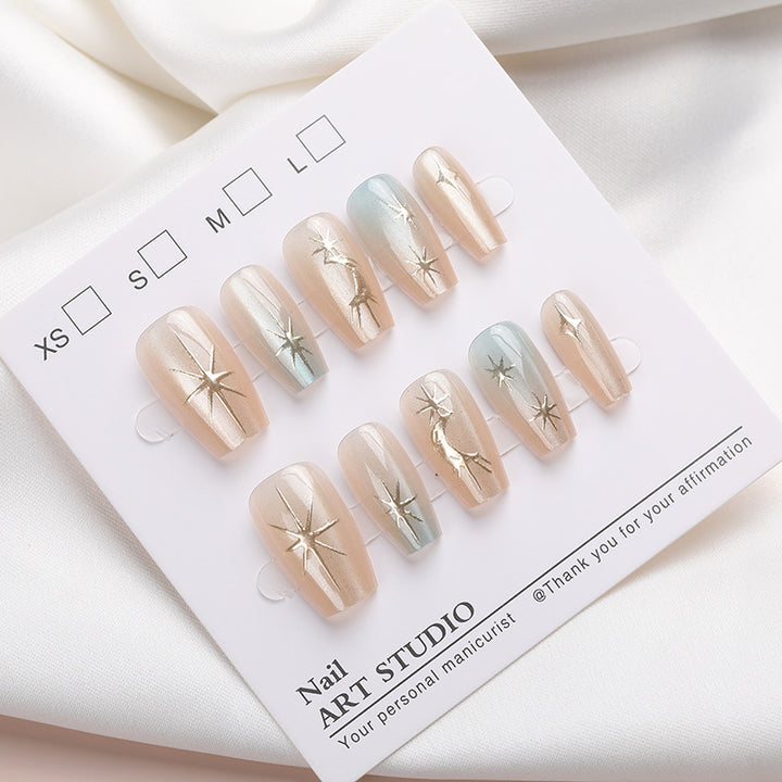 Artistic Press-On Nail Design Stornfield