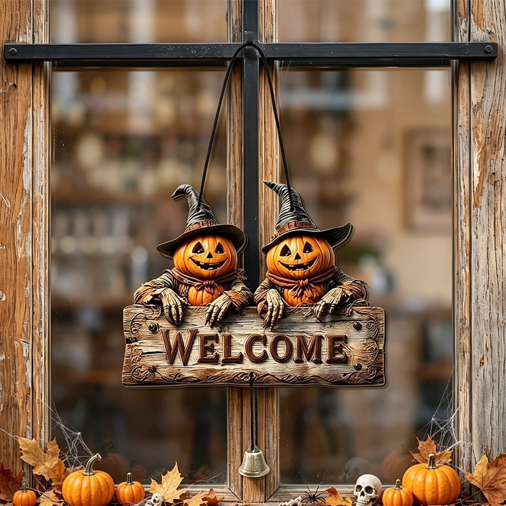 Creepy Welcome Sign Decor Stornfield
