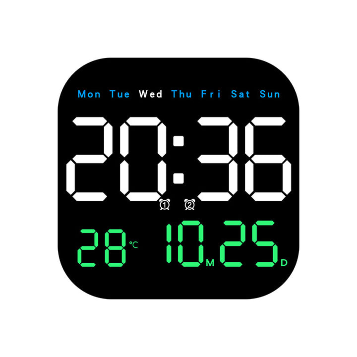 Digital Multi-Function Alarm Clock with Temperature and Date Display Stornfield