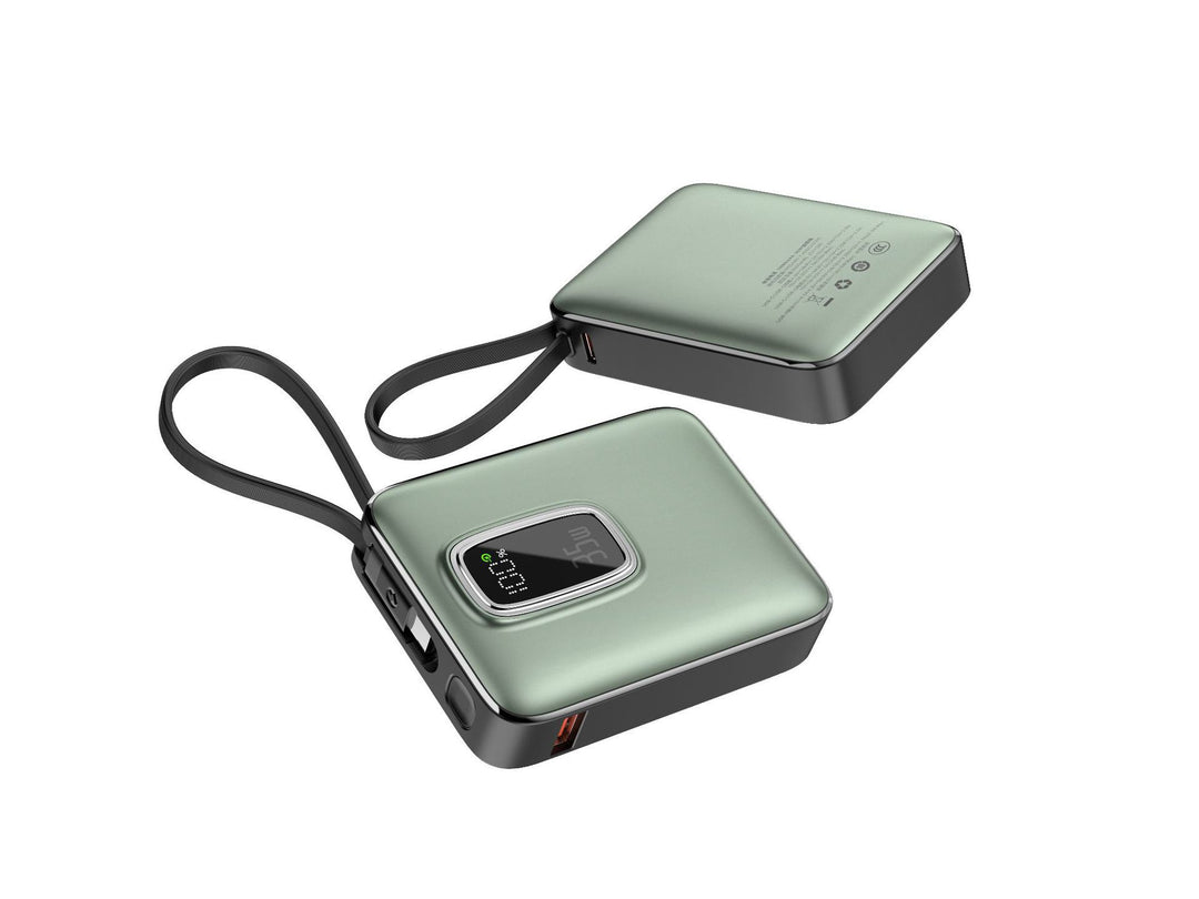 Portable power bank with integrated LED display and fast charging function Stornfield
