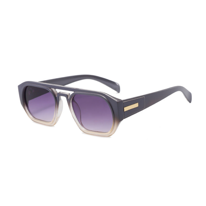 Women’s fashionable rectangular glasses with elegant metal accent Stornfield