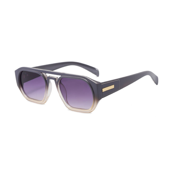 Women’s fashionable rectangular glasses with elegant metal accent Stornfield