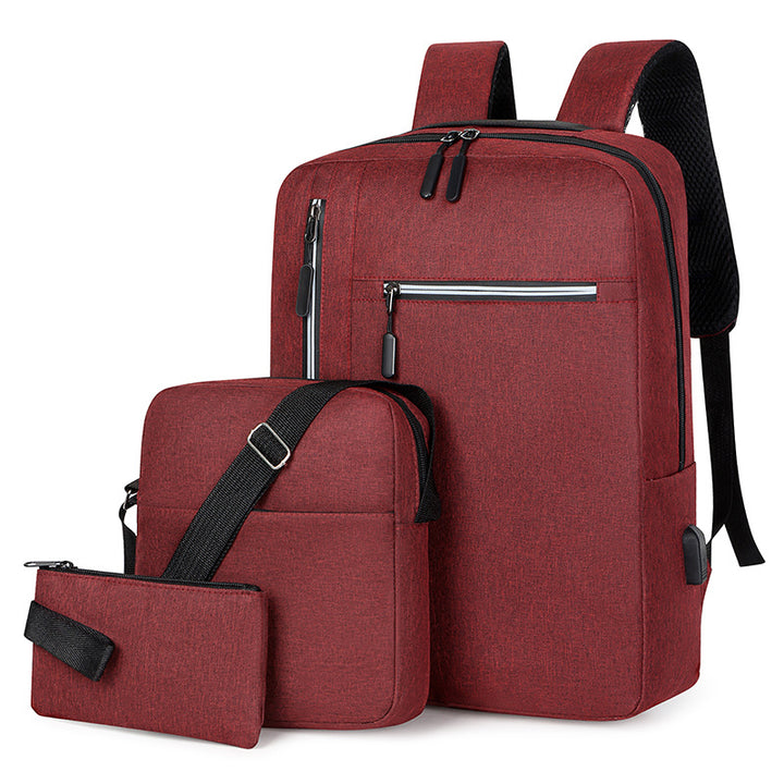 Versatile Multi-Compartment Backpack Set Stornfield