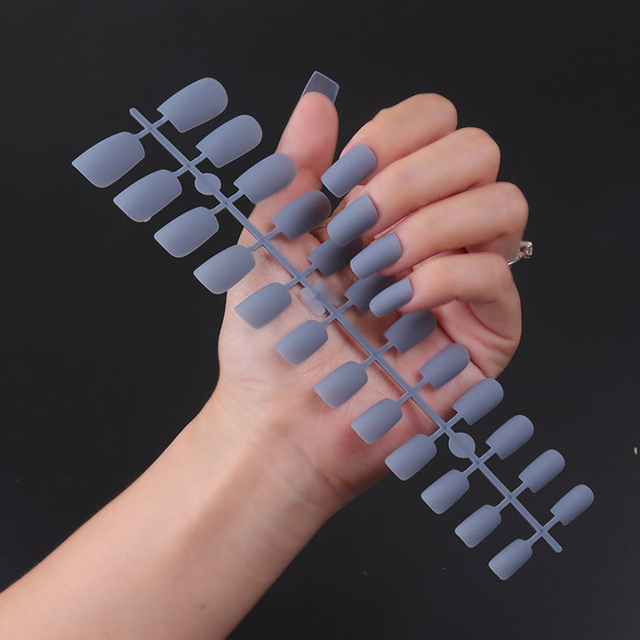 Matte Finish Long Stiletto Press-On Nails Stornfield