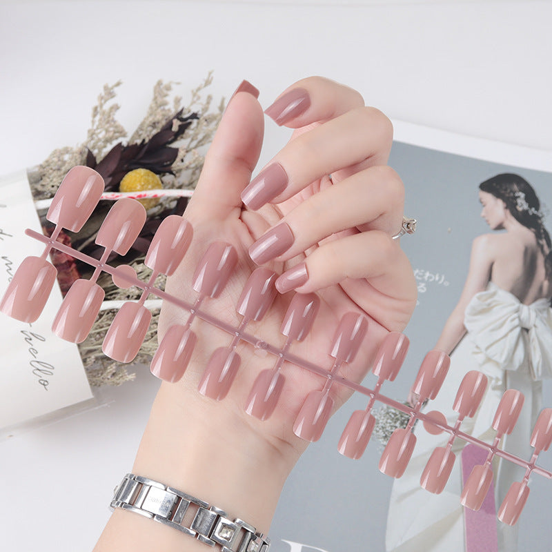 Natural Glossy Press-On Nail Tips Stornfield