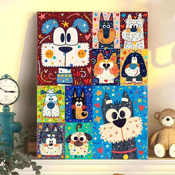 Playful Cat-Themed Canvas Wall Art Stornfield