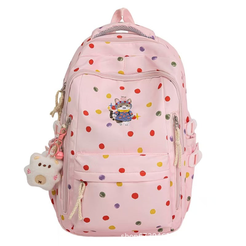 Playful Character Print Backpack Stornfield