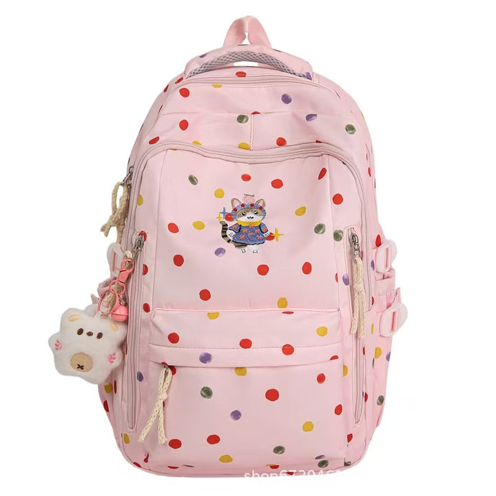 Playful Character Print Backpack Stornfield