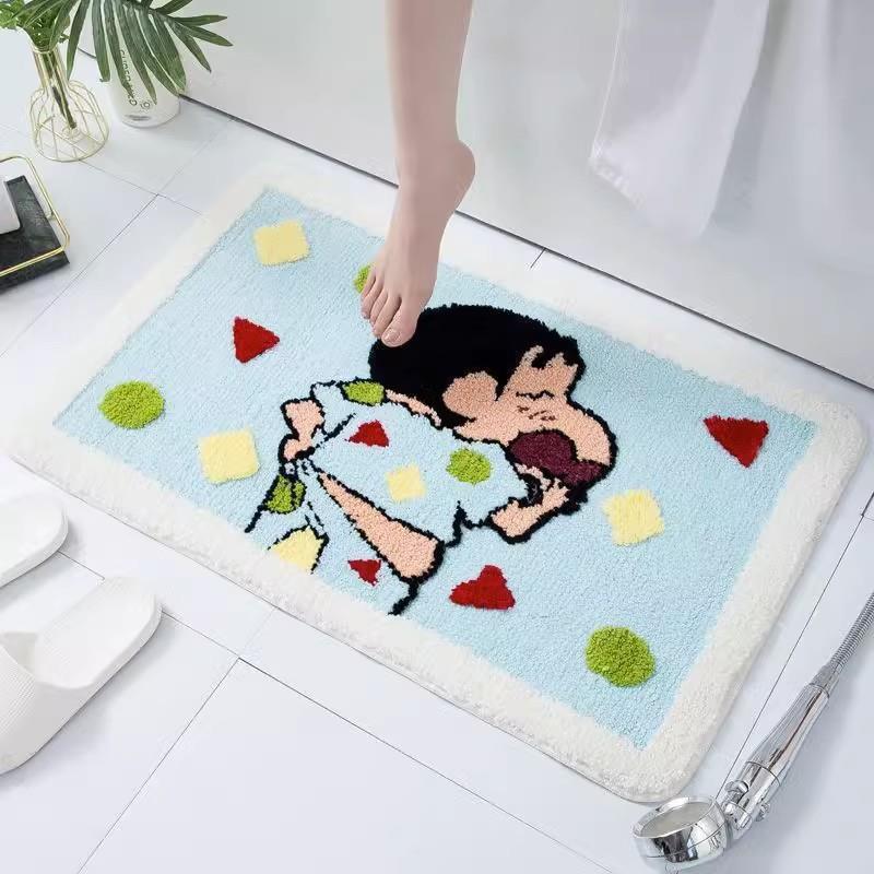 Cartoon Character Bathroom Rug for Home