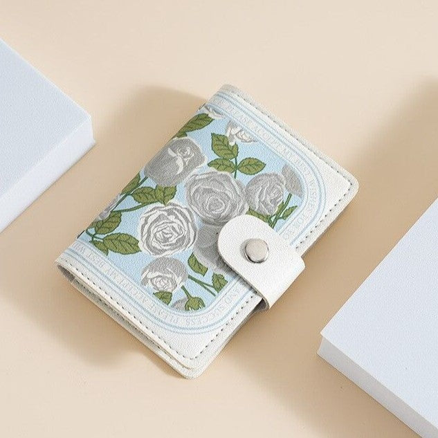 Floral Design Compact Wallet Stornfield