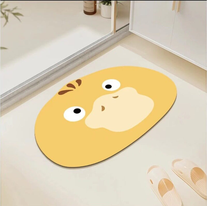 Cute Cartoon Frog Bath Mat