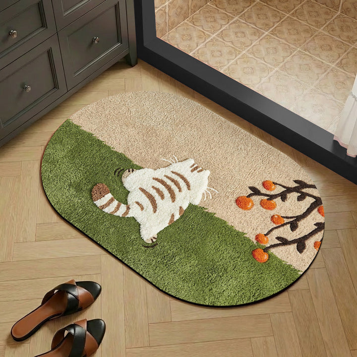 Artistic Abstract Themed Area Rug