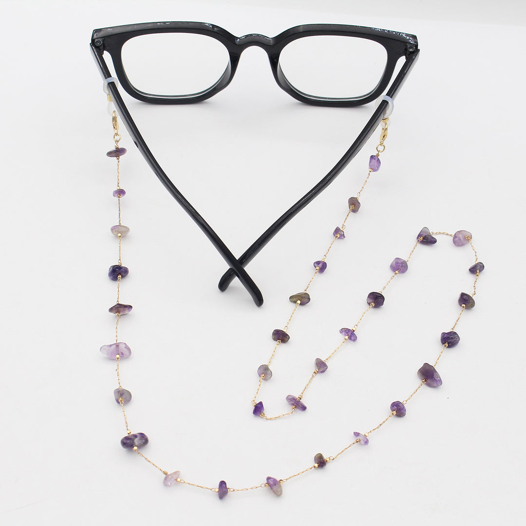 Elegant Crystal-Embellished Eyewear Chain Stornfield