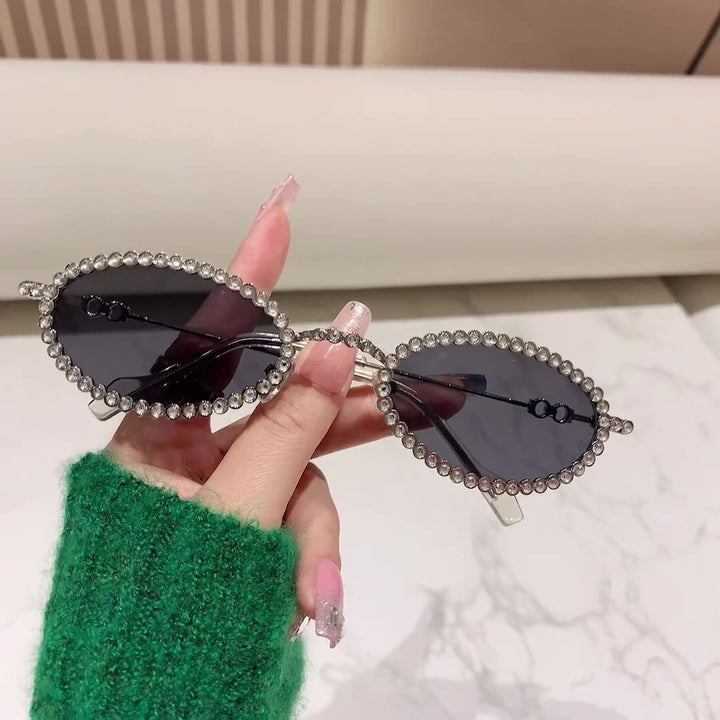Ladies Designer Eyewear Frame with Extravagant Pearl Frame Stornfield