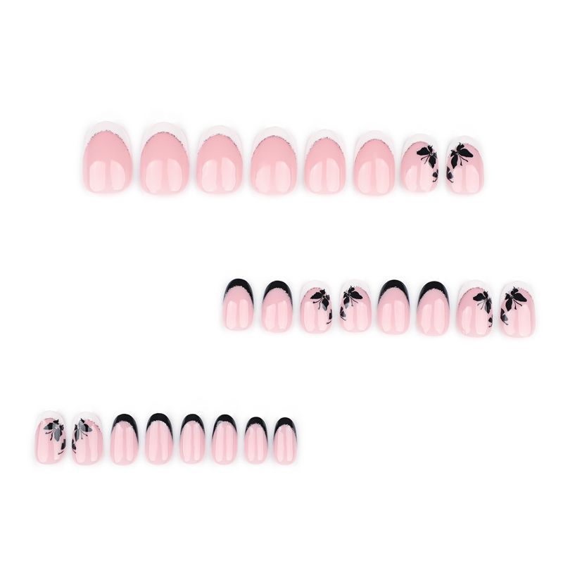 Nail art set with elegant butterfly designs Stornfield