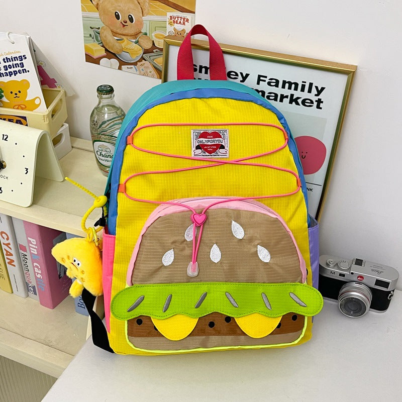 Whimsical Hamburger-Themed Backpack Stornfield