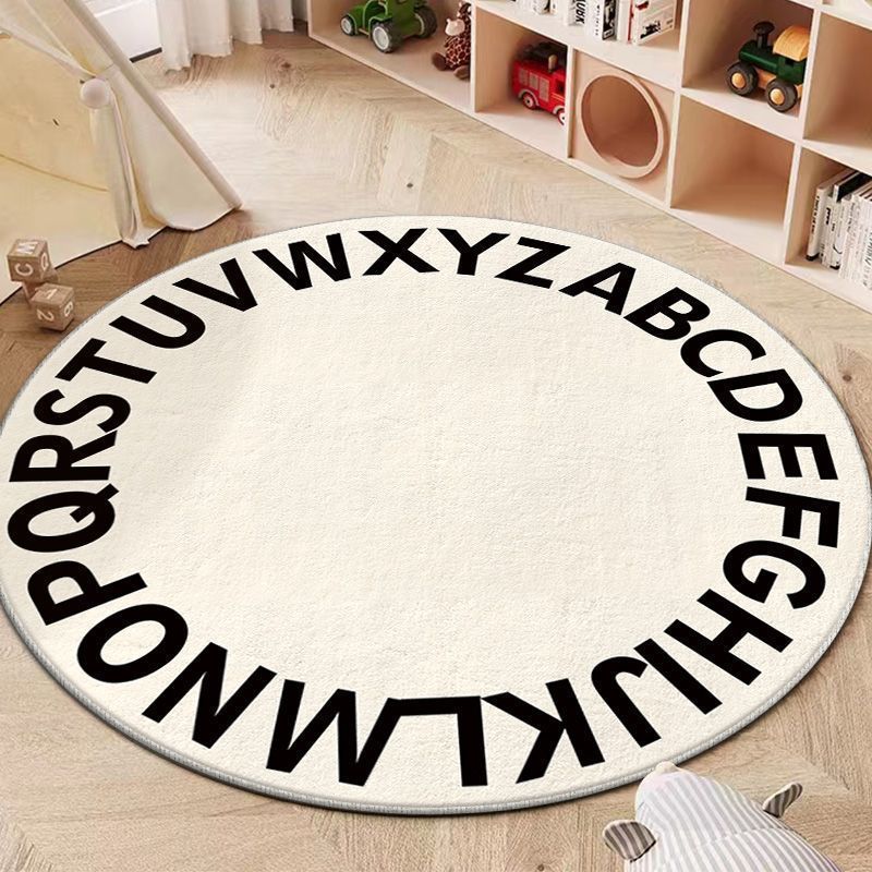 Playful Circular Area Rug