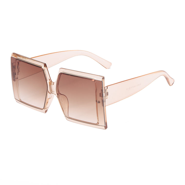 Ladies oversized sunglasses with trendy leopard print Stornfield