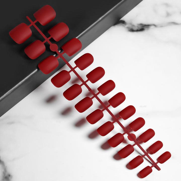 Matte Finish Press-On Nail Tips Stornfield