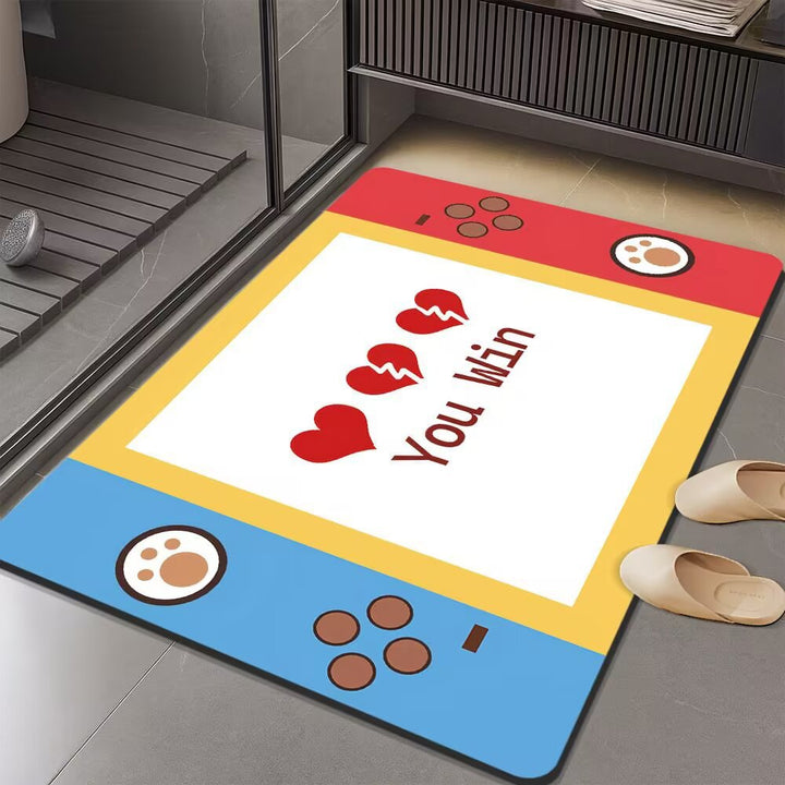 Gaming-Themed Bath Mat Stornfield