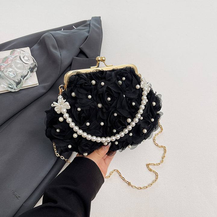 Floral Embellished Evening Clutch