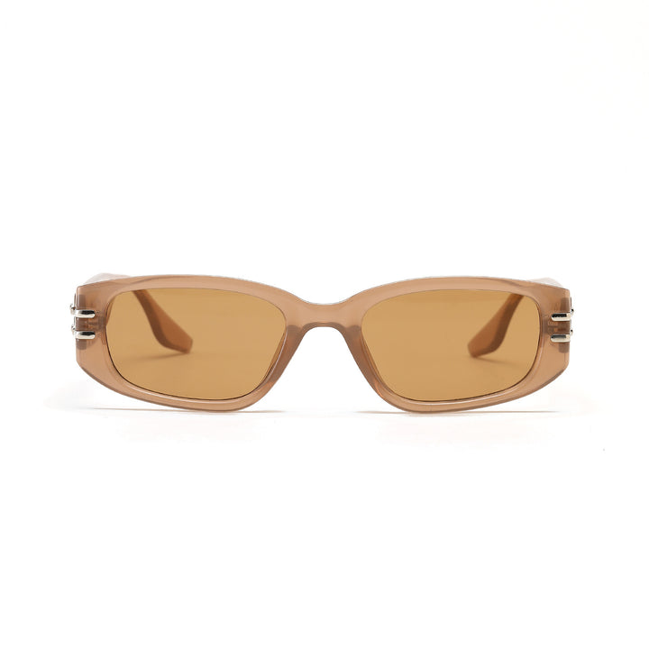 Women's fashionable rectangular sunglasses with elegant metal accents Stornfield