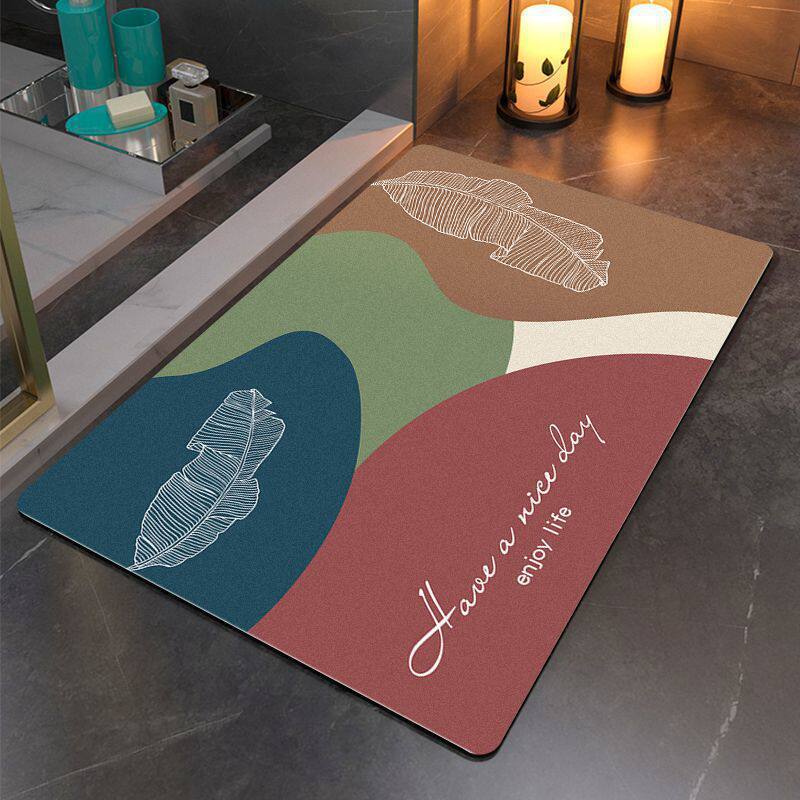Artistic Abstract Bathroom Mat